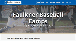 Desktop Screenshot of faulknerbaseballcamps.com